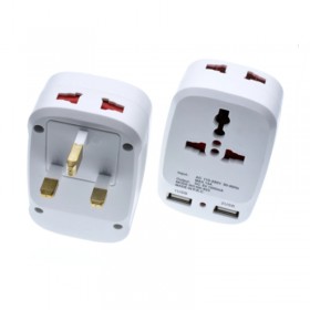 Travel Adaptor With Two Usb