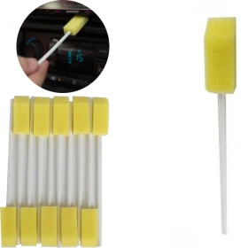 Sponge sticks for cleaning tight spaces