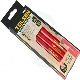 Tolsen Tools Carpenter Pencil, 12 pack