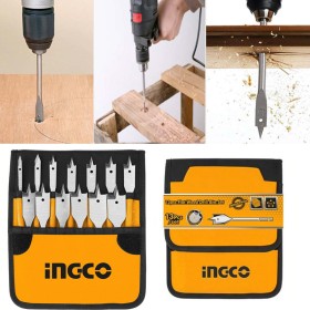 INGCO Flat Wood Drill Bits 13PCS set