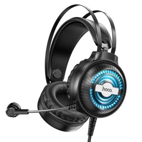 Hoco Wired Gaming Headest With Mic - Black