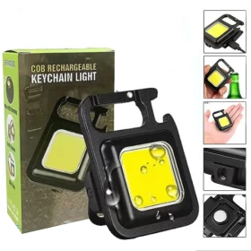 Cob Rechargeable Small Keychain Flash Light