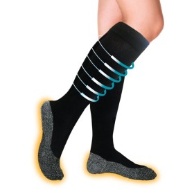 Comfortable compression stockings for the feet